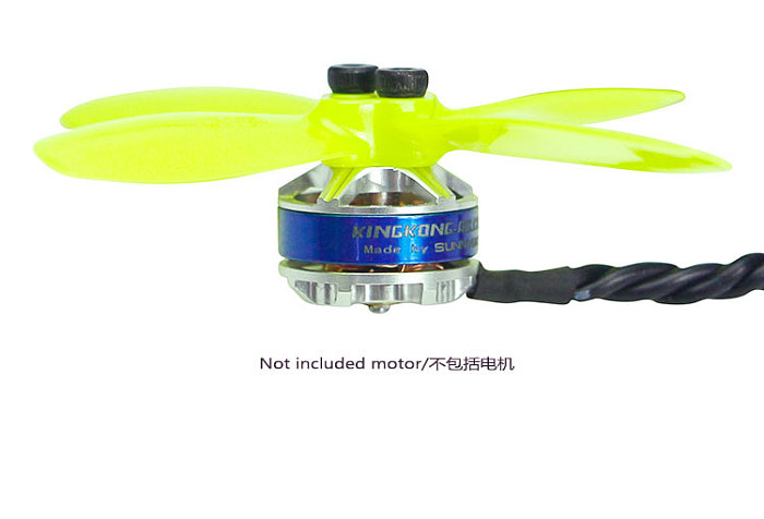 10Pairs KINGKONG 2535 2.5 Inch Propeller 63.5mm 4-blade Props for 120 FPV Racing Drone Quadrocopter