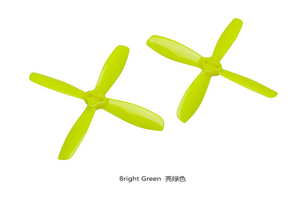 10Pairs KINGKONG 2535 2.5 Inch Propeller 63.5mm 4-blade Props for 120 FPV Racing Drone Quadrocopter