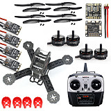 DIY Toys RC FPV Drone Mini Racer Quadcopter Kit 190mm SP Racing F3 Deluxe Flight Controller RadioLink T6EHP-E Remote Con