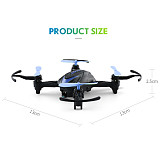 Best Xmas Gift JJRC H48 Mini Drone Infrared Control RC 4CH 6-Axis 3D Flips Selfie Pocket Remote Quadcopter Dron Fly Helicopter