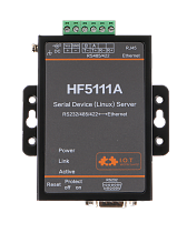 HF5111A 1 Port RJ45 RS232 RS485 RS422 Serial Port To Ethernet Linux Serial Port Server