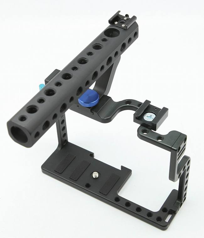 DSLR Camera Cage With Top Handle Grip For Panasonic Lumix GH5 Camera Rig