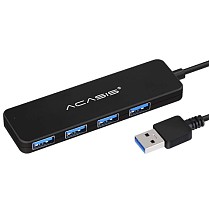 Acasis USB 2.0 3.0 Compact Portable High Speed Support Multipe USB Decice Hub for PC Laptop 4 Ports Extension Adapter