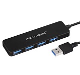 Acasis USB 2.0 3.0 Compact Portable High Speed Support Multipe USB Decice Hub for PC Laptop 4 Ports Extension Adapter