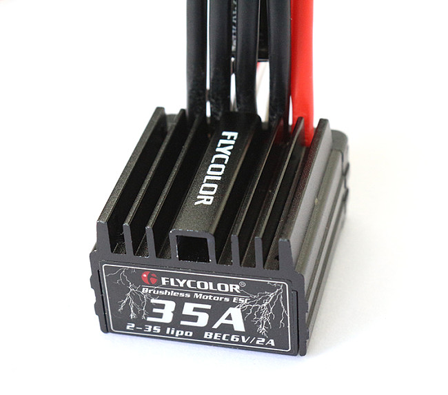 Flycolor Car ESC 35A 3S Brushless Electronic Speed Controller For Remote Control Model Cars Toy