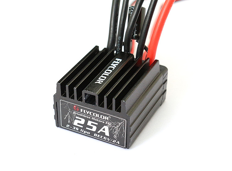 Flycolor Car ESC 25A Brushless Electronic Speed Controller For Remote Control Model Cars Toy