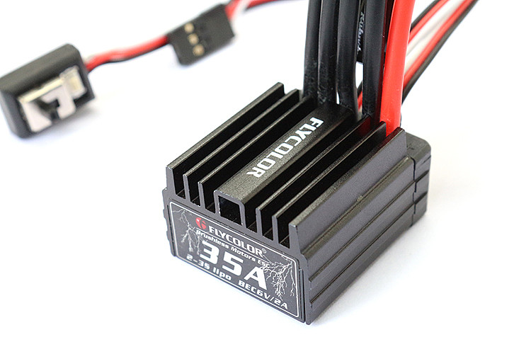 Flycolor Car ESC 35A 3S Brushless Electronic Speed Controller For Remote Control Model Cars Toy