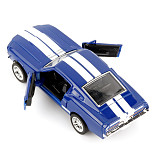 JMT Brand Car GT500 1:32 Alloy Diecast Metal Pull Back Car Door Openable Mini Race Sport Cars Toys for Boy Gift Collection