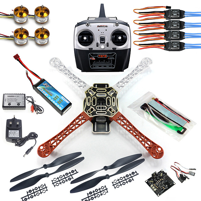 Axis RC Multi QuadCopter Drone RTF ARF KK V2.3 Circuit board 1000KV Motor 30A ESC Lipo F450 Frame Kit 6ch TX RX