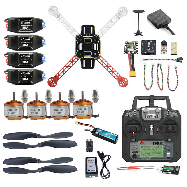 Pro DIY Mini 310 330 360 Full Set FPV Drone 2.4G 10CH RC 4-Axis Quadcopter Radiolink Mini PIX M8N GPS PIXHAWK Altitude Hold Mode
