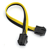XT-XINTE 6P Female to Female Extension Cord Adapter Cable 25CM