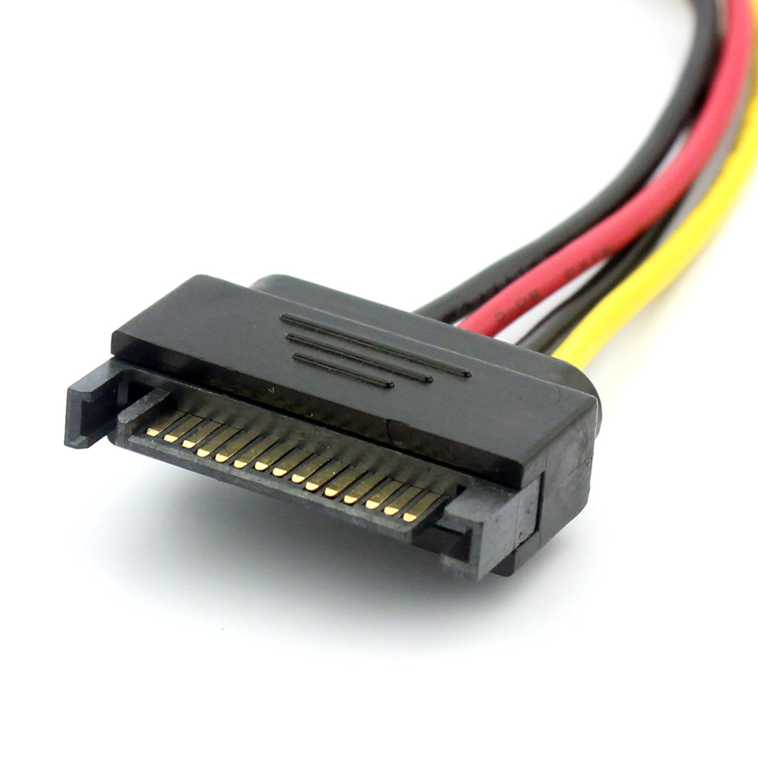 Reviews : IDE to SATA Large 4P Power Cable 15Pin Male to 4pin Famale SATA Power 