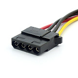 IDE to SATA Large 4P Power Cable 15Pin Male to 4pin Famale SATA Power Adapter Reverse Line Wire SATA Connecotr 20cm