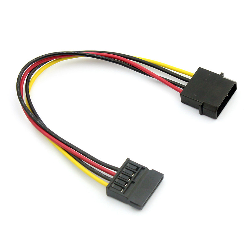 4Pin IDE to SATA Power Supply Cable 4Pin to 15Pin SATA Hard Drive Power Adapter Cable Wire 20cm