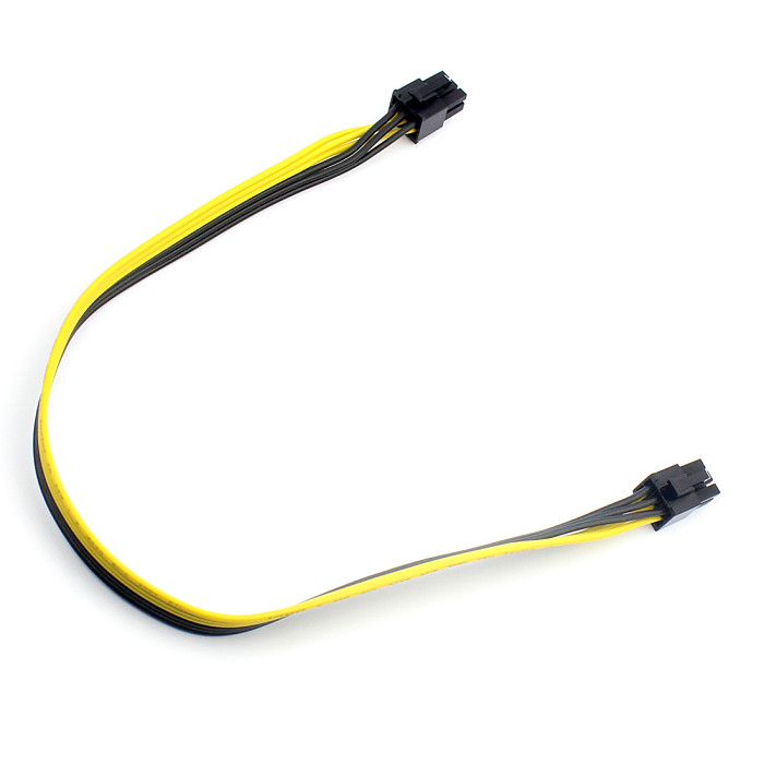 40cm Cable Adapter 6P to 6P 18AWG Wire Line Graphics extension cord Server Conversion Board 6pin to 6pin Power Supply Connector