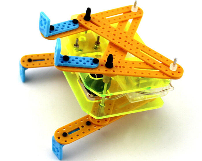 Electric Robot Mechanical Insect Crawl Model Toy DIY Educational 3D Assembles Kits for Kids Children Physical Science Experiment
