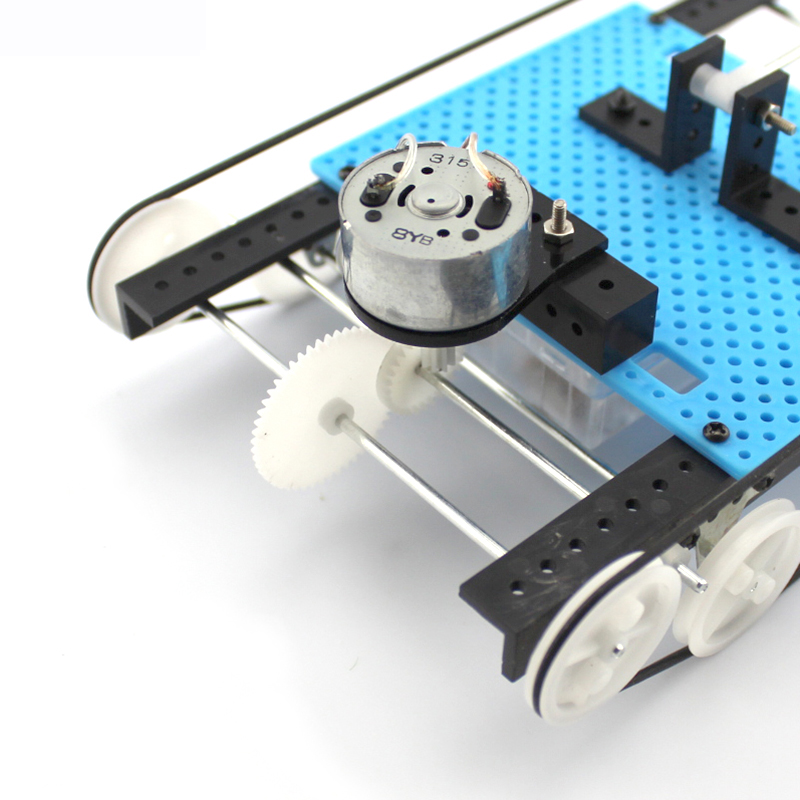 JMT Cool Kids Creative DIY Assembled Tank Model Kits Gear Drive Toy Car Physical 