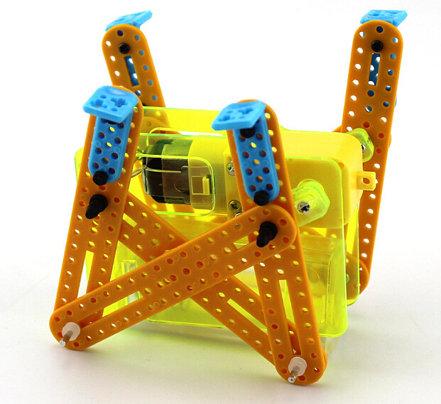 Electric Robot Mechanical Insect Crawl Model Toy DIY Educational 3D Assembles Kits for Kids Children Physical Science Experiment
