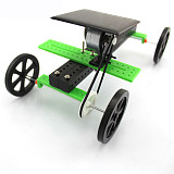 Funny DIY Solar Toy Car Assemble Kit Belt Drive Vehicle Mini Solar Energy Powdered Toys Racer Children Kids Educational Model