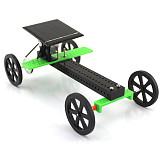 Funny DIY Solar Toy Car Assemble Kit Belt Drive Vehicle Mini Solar Energy Powdered Toys Racer Children Kids Educational Model