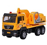 1:55 Mini Simulation Slide Engineering Vehicles Alloy Garbage / Concrete / Dump Trucks Toy Vehicle for Boys Car Model Gift