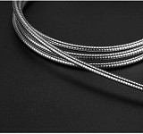 Metal Hose Data Cable 1M Zinc Alloy Fast Charging Cable For Type-c Android Iphone