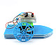 2.4G Remote Control RC Car Boat Electric Power Driven 15*20cm Mini DIY Educational Ship Toys Children Learning Gift Handmade Kit