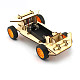 DIY Mini Wooden Electronic Power Vehicle Car Model Kit 4WD Handmade Scientific Experiments Education Toys for Kids Children Gift