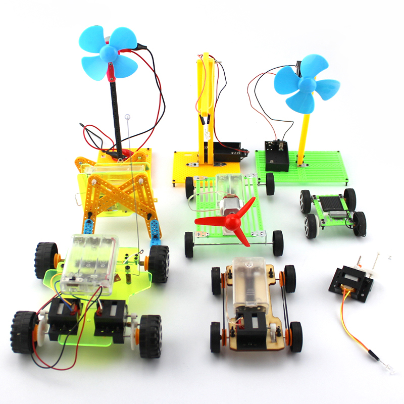 Solar Car Remote Control Rc Car Educational Toys Diy Science Technology Car  Toys Set For Children