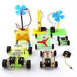 9in1 DIY Manual Handmade Assembly Model Material Block Solar / Electricity Children Educational Technology Puzzle Small Toys Set