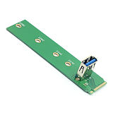 New NGFF M.2 To USB3.0 Adapter Converter Expansion Riser Card Power SATA3.0