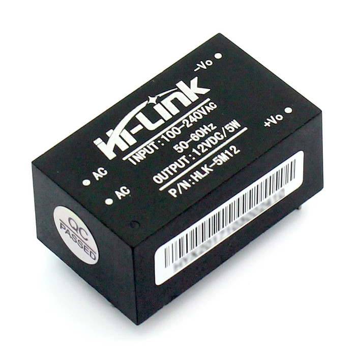 Hotsale HLK-5M12 AC-DC 220V to 12V 5W Switching Power Supply HLK 5M12 Smart Home Module