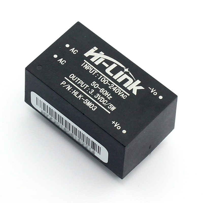 HLK-5M03 220V to 3.3V 5W AC - DC Isolation Switching Power Supply Module HLK 5M03 Intelligent Household Switch Converter