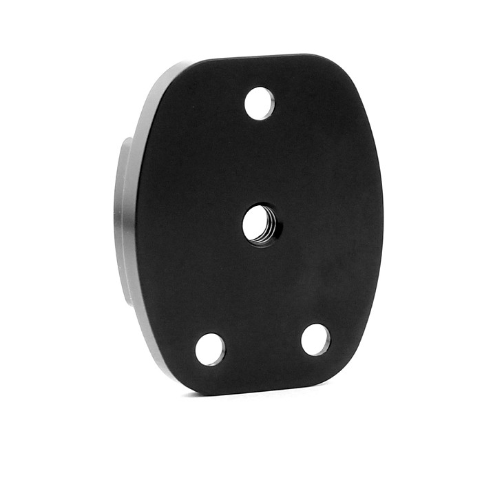 Aluminum Flat Surface Mount w/ Tripod cam adapter (Black ) for Gopro HD Hero2 Hero3 Hero3+