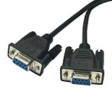 DB9 Male to 2 Female Serial Rs232 Splitter Cable Rs232 Male to 2 Female 2 in One Cable for Cash Register Displays