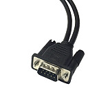 DB9 Male to 2 Female Serial Rs232 Splitter Cable Rs232 Male to 2 Female 2 in One Cable for Cash Register Displays
