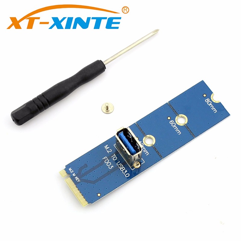 NGFF M.2 to PCI-E X16 Slot Transfer Card Mining Pcie Riser Card VGA Extension Cable Minner Extender Graphics Adapter Card