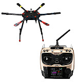 Full Set Hexacopter GPS Drone Aircraft Kit Tarot X6 6-Axis TL6X001 PX4 32 Bits Flight Controller Radiolink AT9S TX&RX