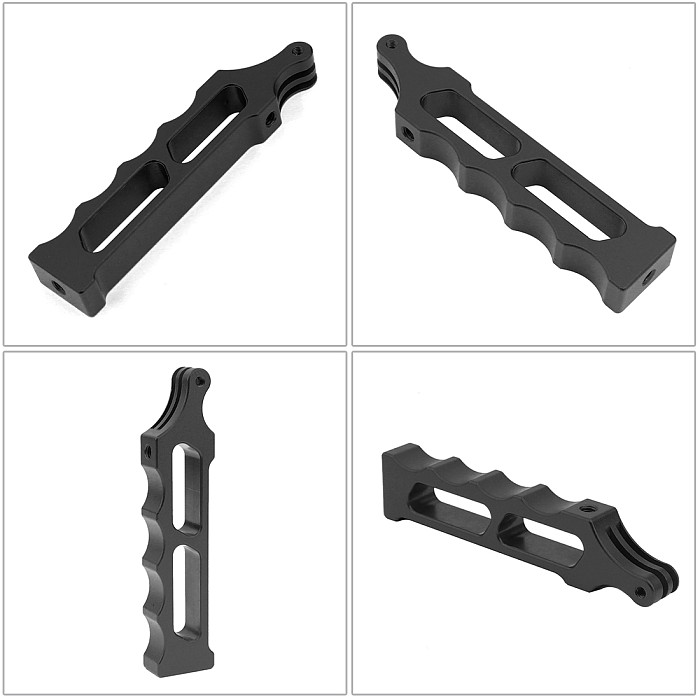 CNC Aluminum 3 in 1 Photo Shoot Extension Conversion Bracket Extend Mount Tripod Kit for Gopro Xiaoyi Gitup SJ4000 Sports Camera