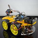 DIY Robot Car Kit 4WD Smart Car Learning Starter Set Multi-function Bluetooth Car for Arduino