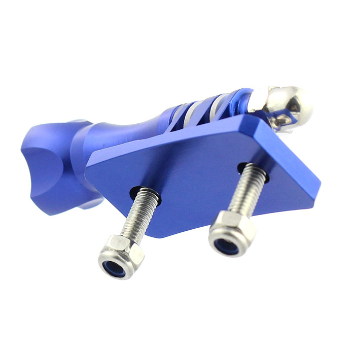 OEM Blue CNC Skydiving Helmet Fixed Mounts+Carema Accessories Aluminum Nut