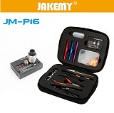 JAKEMY 12 In 1 JM-P16 DIY Electronic Cigarette Kit Atomizer Coil Tool Bag Spare Parts Vape Hand Tool Screwdriver Set