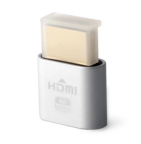 EDID Connector VGA DVI HDMI Mini DP Displayport Virtual Display Dummy Adapter Plug EDID Headless KVM 2560 &1920*1080p@60Hz 4K
