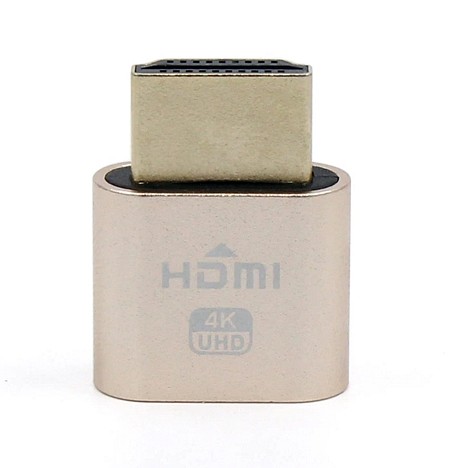 EDID Connector VGA DVI HDMI Mini DP Displayport Virtual Display Dummy Adapter Plug EDID Headless KVM 2560 &1920*1080p@60Hz 4K
