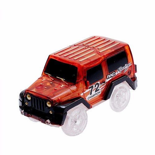 Track Cars Replacement Only Light Up Toy Cars with 5 Flashing LED Lights  Toys Racing Car
