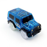 1x LED Cars for Magic Tracks Electronics Car Toys With Flashing Lights Racing Cars Toys for Children Gift