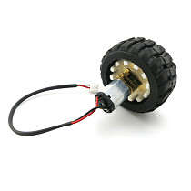 N20 Micro Gear Motor & Rubber Wheels for DIY Robot Smart Car Model 3V 6V N20 Metal DC Change Speed Gearbox Motor Wheel Set