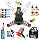 DIY RC Drone Racer Aircraft Parts: CC3D Controller Version Q330 Frame Flysky FS-i6 6CH Transmitter Motor ESC