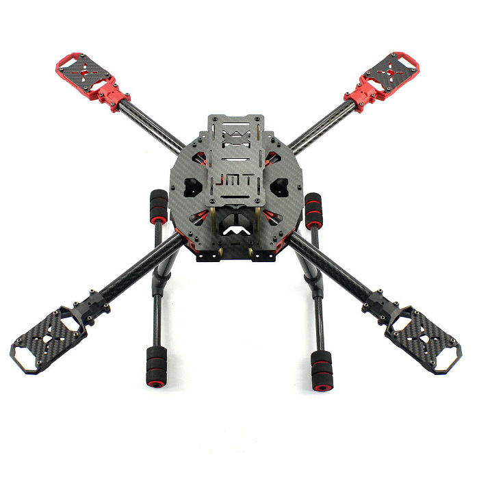 JMT J630 Carbon Fiber 4-axis Foldable Rack Frame Kit for DIY Quadcopter RC Drone