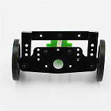 JMT ZX1 Turn to Front Axle DIY Kit Model Car Steering System Small Trolley 130 DC Motor Drive Gear 9.5*6.5*5.7cm